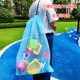 Sand digging tool backpack beach toy set storage bag