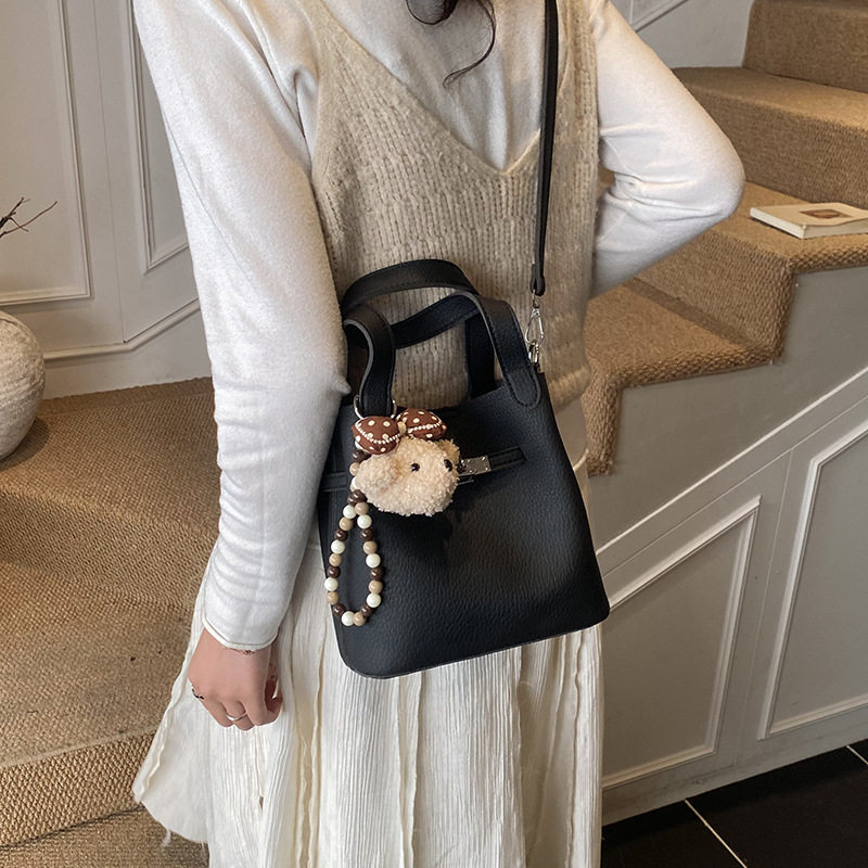 高级感复古子母小包包女式2026新款潮时尚百搭单肩手提斜挎水桶包,淘宝优惠券,粉丝福利购,淘宝优惠卷