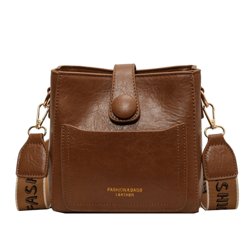 高级感水桶包包女2026新款潮韩版时尚百搭宽肩带斜挎包休闲单肩包,淘宝优惠券,粉丝福利购,淘宝优惠卷