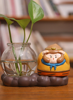 如果/ROOGO创意福气西装饰摆件