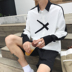Xu hướng mùa xuân cỡ lớn băng lụa trơn áo sơ mi nam Harajuku ulzzang áo voan cặp đôi mẫu chống nắng mặc - Áo sơ mi hàn quốc Áo