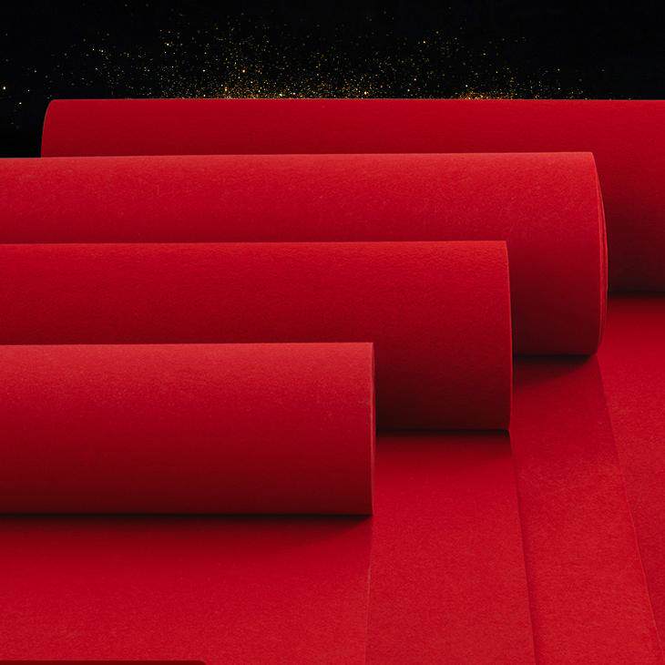 红地毯一次性结婚用婚礼婚庆开业展会店铺门口全铺防滑耐磨红地毯