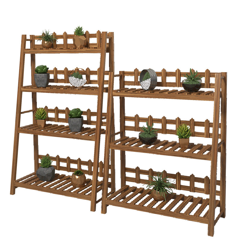 实木质防腐户外花盆植物架阳台室内多层落地花架子客厅多肉绿萝架,淘宝优惠券,粉丝福利购,淘宝优惠卷