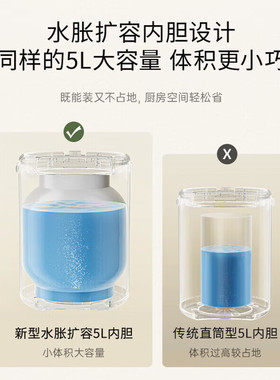 奥克斯304不锈钢电热水瓶保温5L