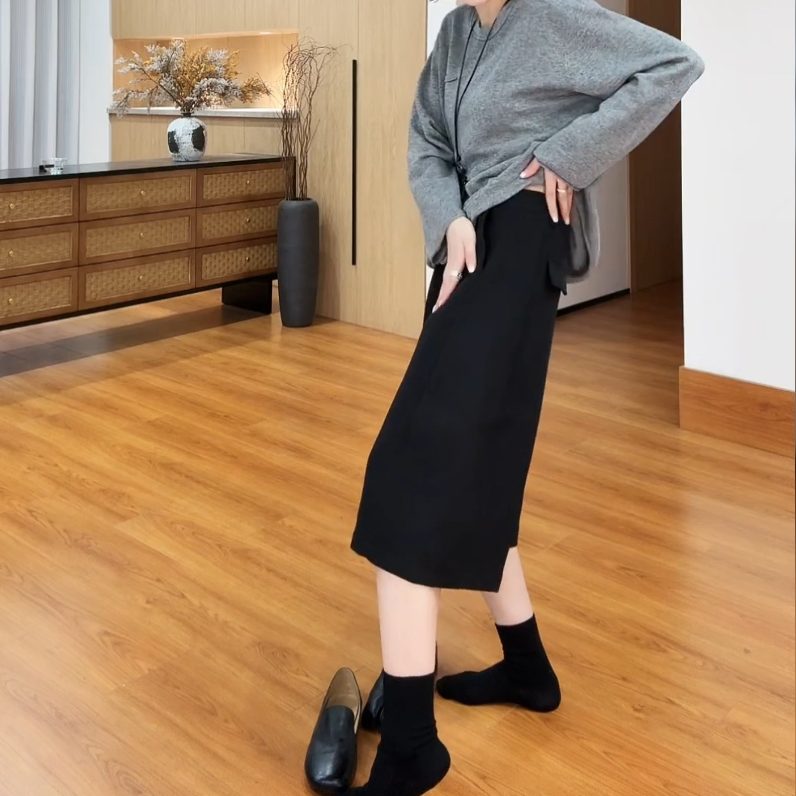 秋款视觉灰色慵懒风日系毛呢中裤2025大码胖mm气质百搭阔腿女裤子,淘宝优惠券,粉丝福利购,淘宝优惠卷