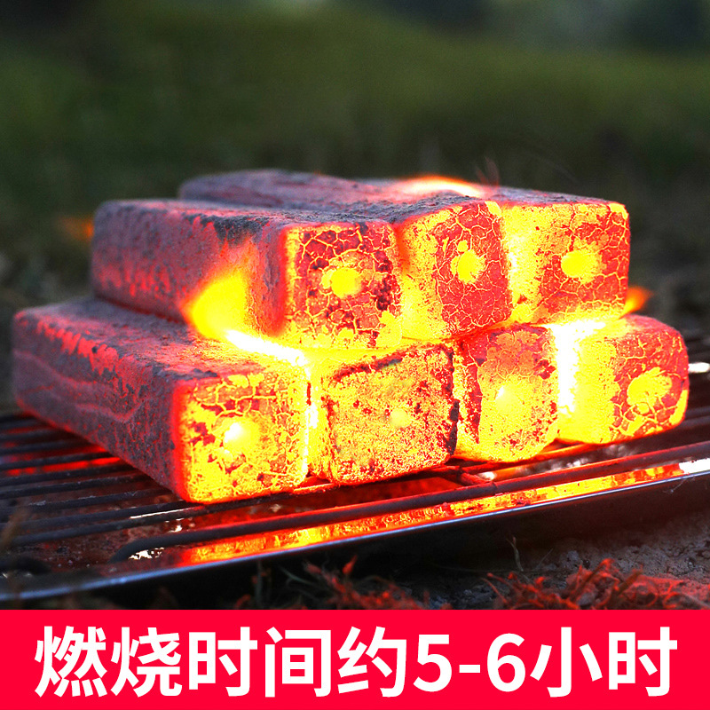 烧烤碳原始人家用速燃果木机制竹炭块室内环保无烟烧烤炭露营户外 - 图0