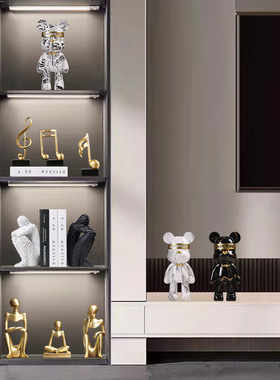 豪布斯卡树脂祝福简约现代客厅