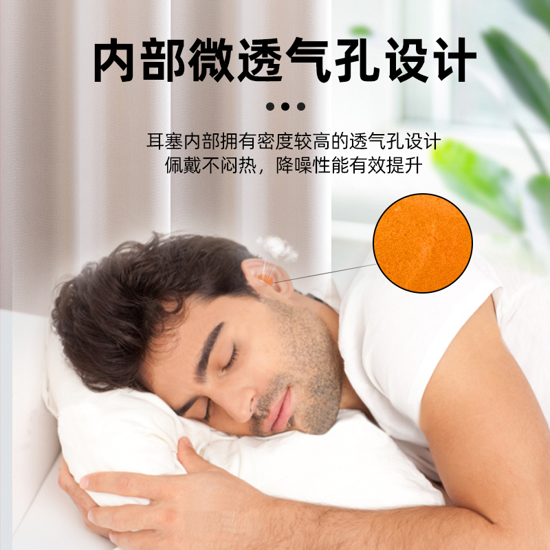 隔音耳塞睡眠睡觉专用优异防噪音工厂车间学生宿舍打呼噜强力降噪-图2