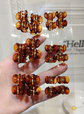 周冬雨同款发抓儿童成人黑色小抓夹子小号刘海夹迷你顶夹饰品泫雅