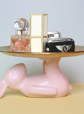 入户钥匙收纳兔子电视柜家居装饰