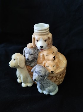 摆件桌面陶瓷花瓶招财怀旧复古