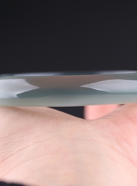 高级冰种新中式玛瑙库里蓝玉手镯