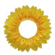 Face-showing sunflower hood sun performance props for children