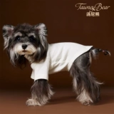 Тони медведь щенка для собачьей одежды осень и зимний твердый цвет с шнауцером Тедди Бишон Медведь Померанская базовая рубашка базы
