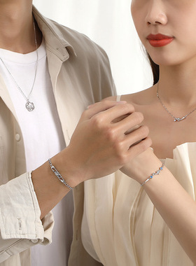 小丑鱼情侣手链小众设计微镶锆石