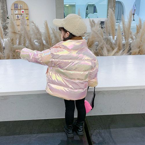 前程纸样幻彩立领羽绒服纸样女童加厚面包服外套裁剪图纸样板456 - 图1