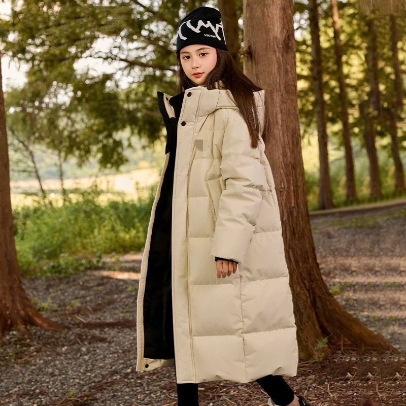 前程纸样儿童长款羽绒服男童女童冬季中大童装过膝厚外套图纸939 - 图1