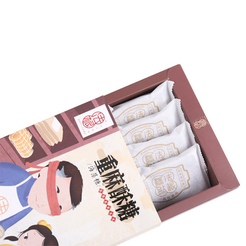 法根麻酥糖手工礼盒装芝麻老式杭州特产伴手礼传统美食糕点零食 - 图3