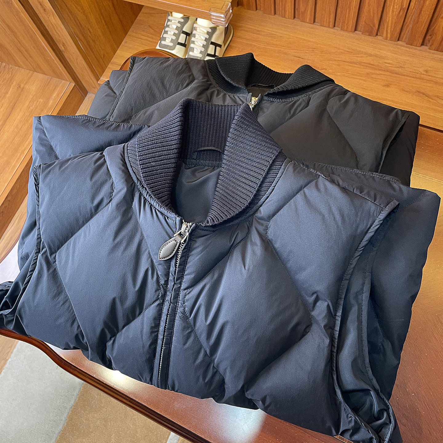 渠道货！优雅法式~轻量保暖大方格绗缝90白鹅绒男士羽绒马甲背心,淘宝优惠券,粉丝福利购,淘宝优惠卷