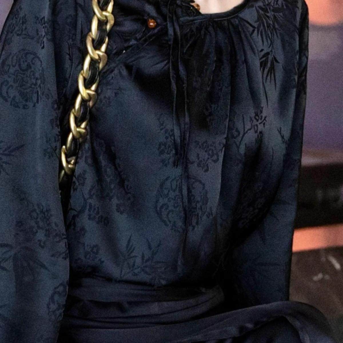 司羽阁【霓纱】新中式国风长袖衬衫女春秋新款薄款上衣汉服旋裙,淘宝优惠券,粉丝福利购,淘宝优惠卷