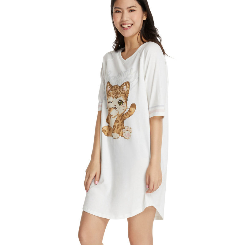 6ixty8ight 68夏新品卡通条纹睡裙 6IXTY8IGHT睡裙