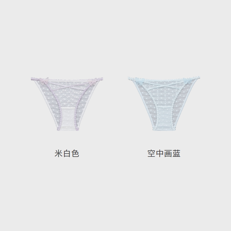 任选【139元5条】6IXTY8IGHT 68内裤女低腰半包臀三角裤纯棉裆 - 图3