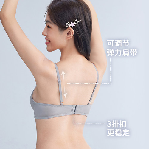 【无痕隐形】68小胸聚拢内衣防下垂软/无钢圈文胸罩女粉底液 - 图2