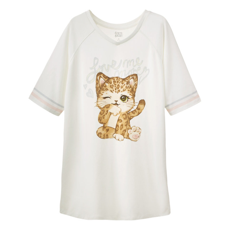 6ixty8ight 68夏新品卡通条纹睡裙 6IXTY8IGHT睡裙