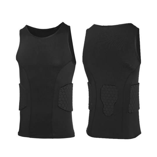 шорты для предотвращения столкновений Pro Honeycomb с защитными накладками и короткими рукавами