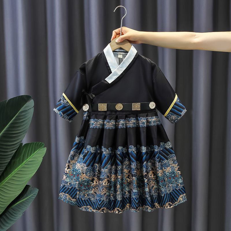 男童汉服春秋款儿童国风唐装宝宝飞鱼服春装男孩锦衣卫春季马面裙,淘宝优惠券,粉丝福利购,淘宝优惠卷