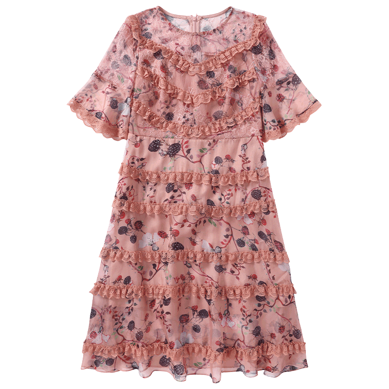 马克华菲清新女夏2020新款连衣裙 马克华菲女装连衣裙