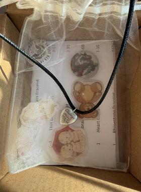 BrandyMelville黑绳字母爱心choker女项链朋克风颈链国内代购正品