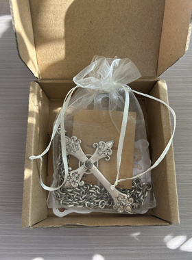 bm项链女超大号十字架长款毛衣卫衣链国内代购正品brandymelville