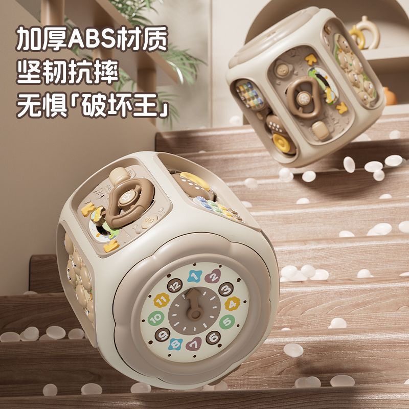 婴儿手拍鼓多面体0一1拍拍鼓益智6-12个月儿童早教六面体宝宝玩具,淘宝优惠券,粉丝福利购,淘宝优惠卷