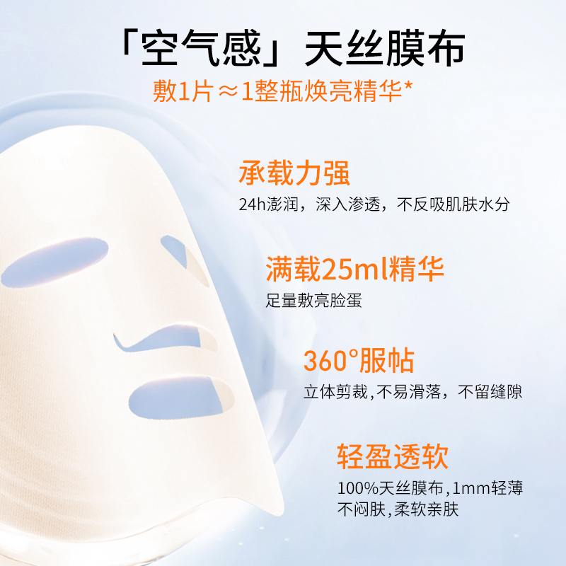 naco虾青素水光莹润补水保湿面膜 naco贴片面膜