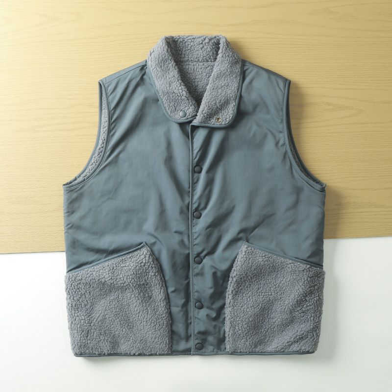 双面可穿 !! 太帅了  仿羊羔绒  春秋冬新款户外百搭休闲翻领马甲,淘宝优惠券,粉丝福利购,淘宝优惠卷