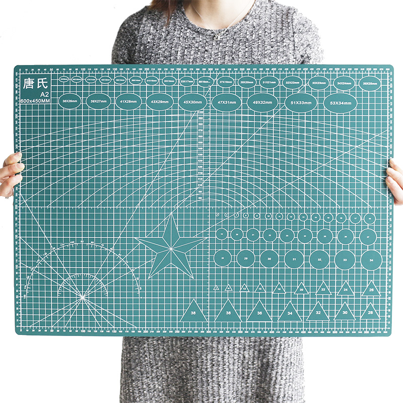 切割垫板A2切割垫a3大号学生手工手账垫板双面刻度切割美工雕刻板-图3