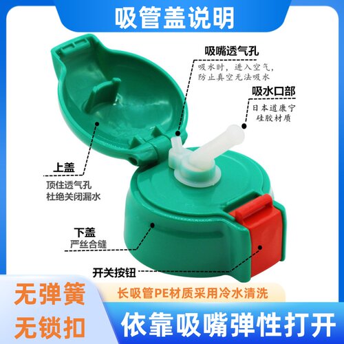 日本/台湾虎牌儿童杯配件MBR-A06G/MBJ/MML-C06C专用吸管盖配件 - 图2