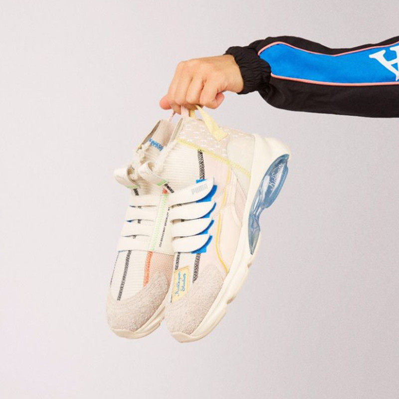 彪马Puma Cell Dome Sock KidSuper Studios联名款鸳鸯配色跑步鞋-打折网