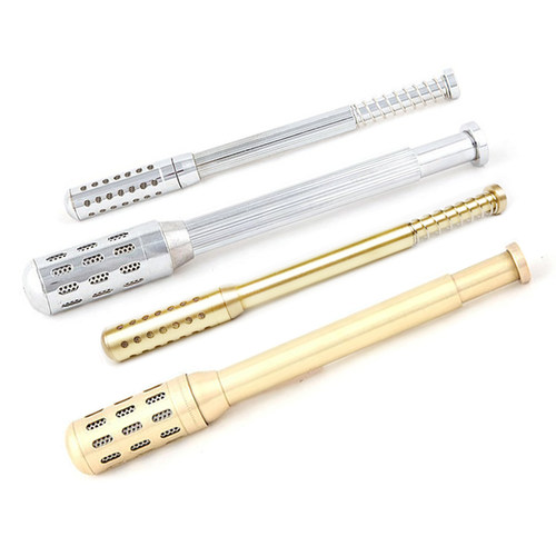 美容院手握滚动式纯铜小号温灸棒银色耳朵脸面部4mm7mm艾条艾灸棒 - 图3