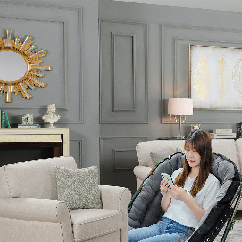 折叠椅午休床懒人沙发椅子家用宿舍靠背休闲卧室布艺女生寝室凳子,淘宝优惠券,粉丝福利购,淘宝优惠卷