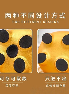 储蓄罐聚宝盆金猪招财摆件开业