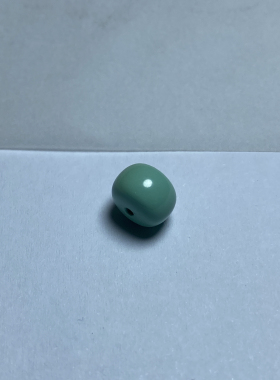 天然原矿绿松石老型珠桶珠散珠手串手链饰品diy配饰顶腰珠原矿