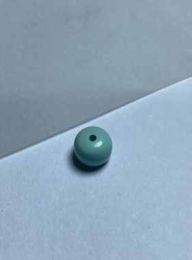 原矿绿松石直切隔片高瓷蓝松石垫片隔珠配珠玻璃光
