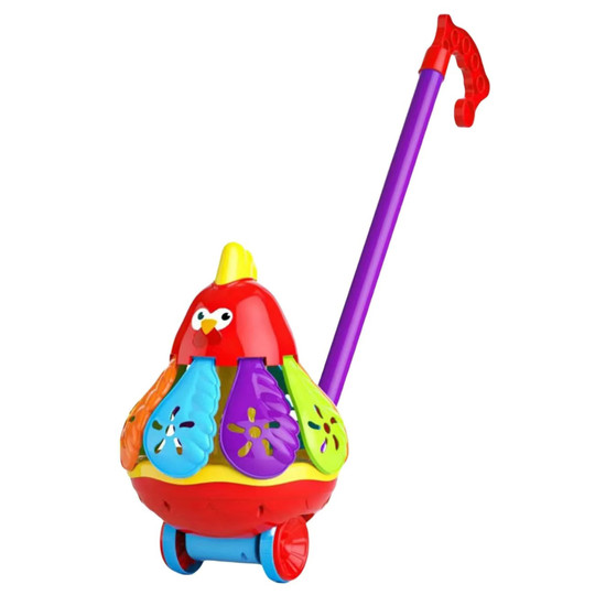 儿童推推乐玩具手推车推轮子学步玩具带声音吸引宝宝走路的小推车