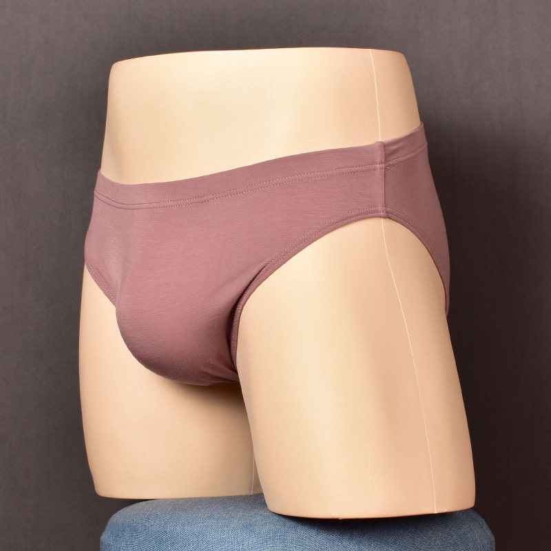 欧美风男士莫代尔三角裤简约纯色复古裤衩单层一片式舒适打底内裤,淘宝优惠券,粉丝福利购,淘宝优惠卷