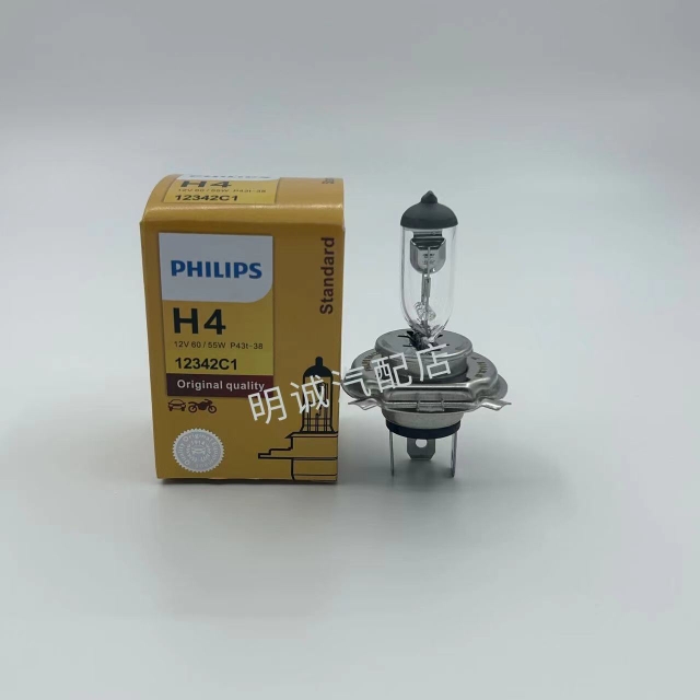 飞利浦汽车灯泡H7近光灯原车卤素大灯H1H3H4远光灯雾灯12V24V货车-图2