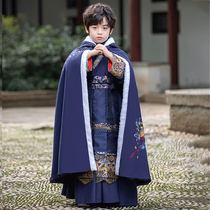 Childrens hanfu cloister with cap cloak and shoulder boy Beyenuuuuuuuuuuuuuuuuuuuuuuuuuuuuuuuuuudo