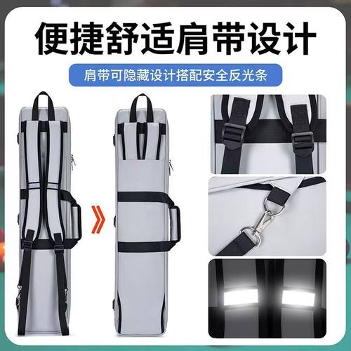 大容量九孔台球杆袋1/2多功能手提单肩双肩背杆盒便携球杆包 - 图3