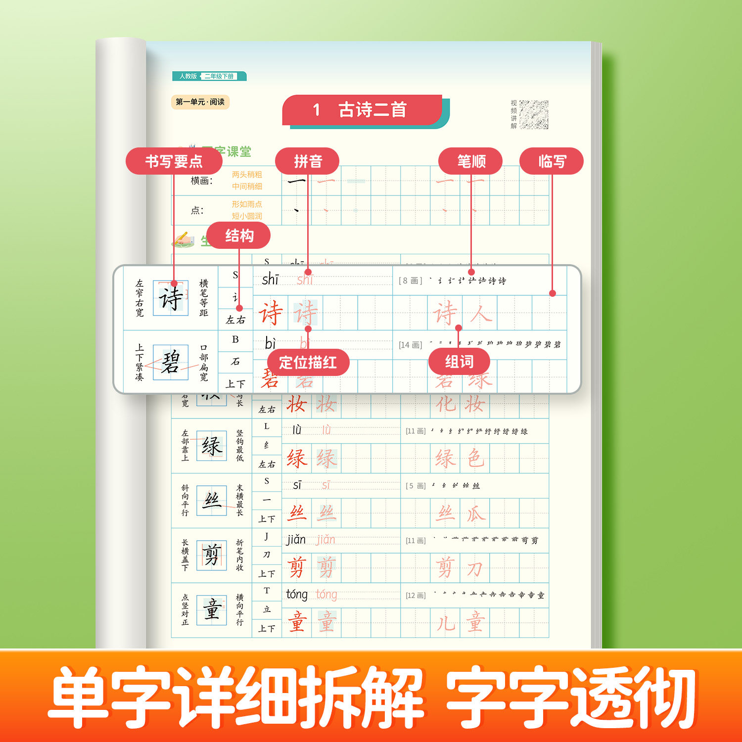 2026春新版!人教版1-6年级语文练字帖课本同步教学好字通一二三四五六年级上册下册语文楷书字帖小学生专用每日一练硬笔书法练习本,淘宝优惠券,粉丝福利购,淘宝优惠卷